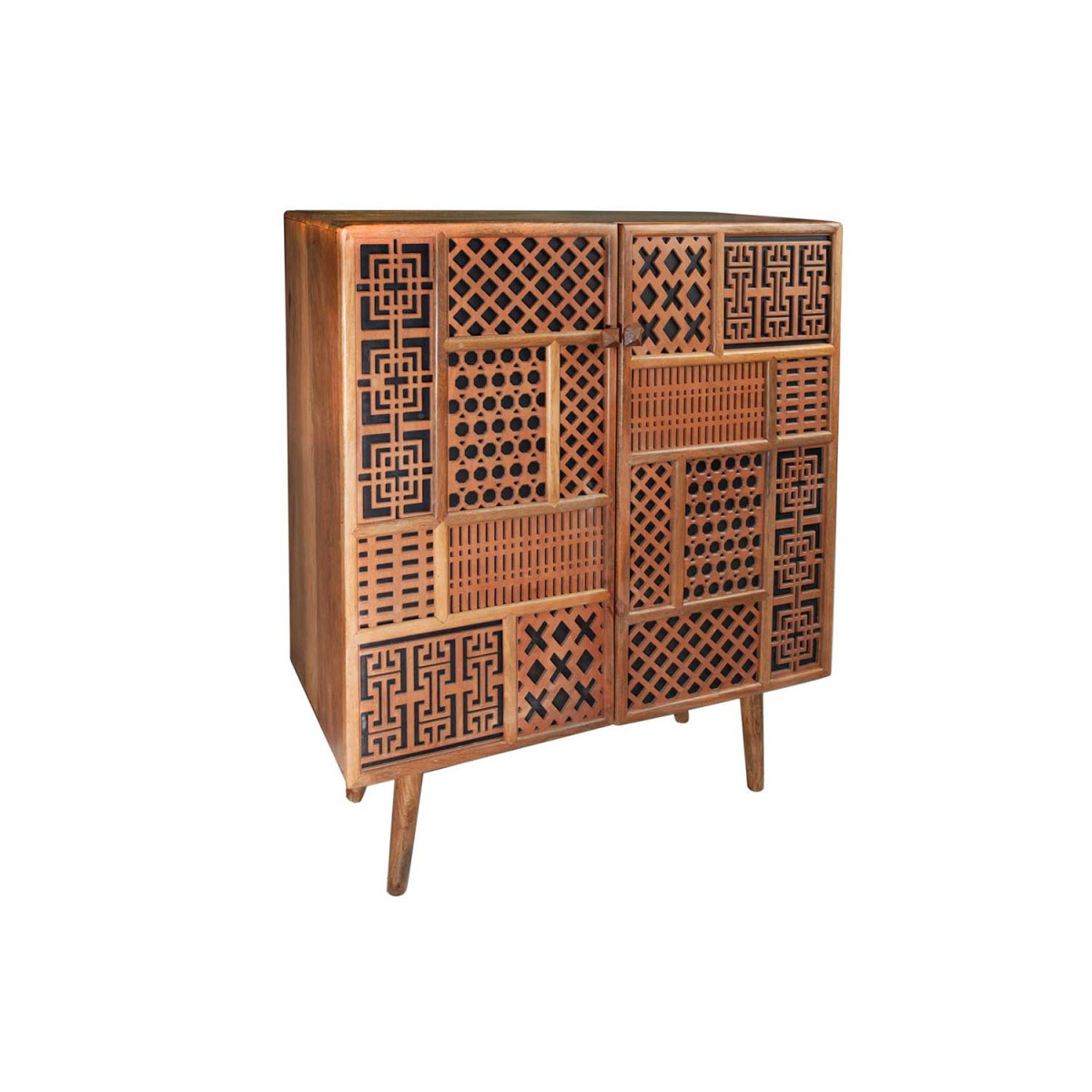 Commode 2 portes style oriental