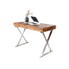 Bureau en bois de sesham 1 tiroir 120 cm