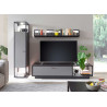 Ensemble TV salon gris 246 cm