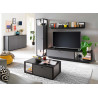 Ensemble TV salon gris 246 cm