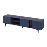 Grand meuble bleu tv 200 cm