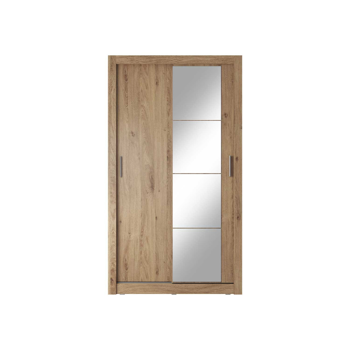 Armoire chêne shetland 120 cm 2 portes coulissantes