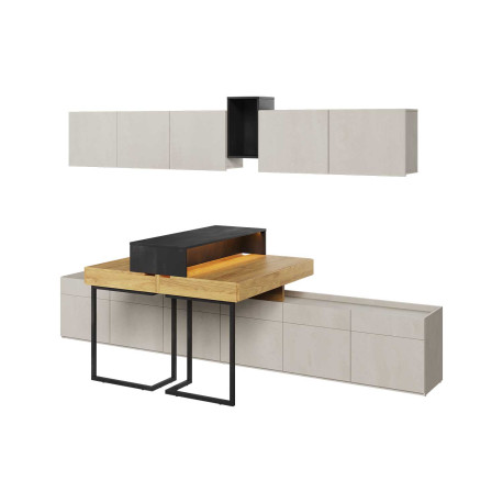 Meuble rangement de chambre pour deux adolescents