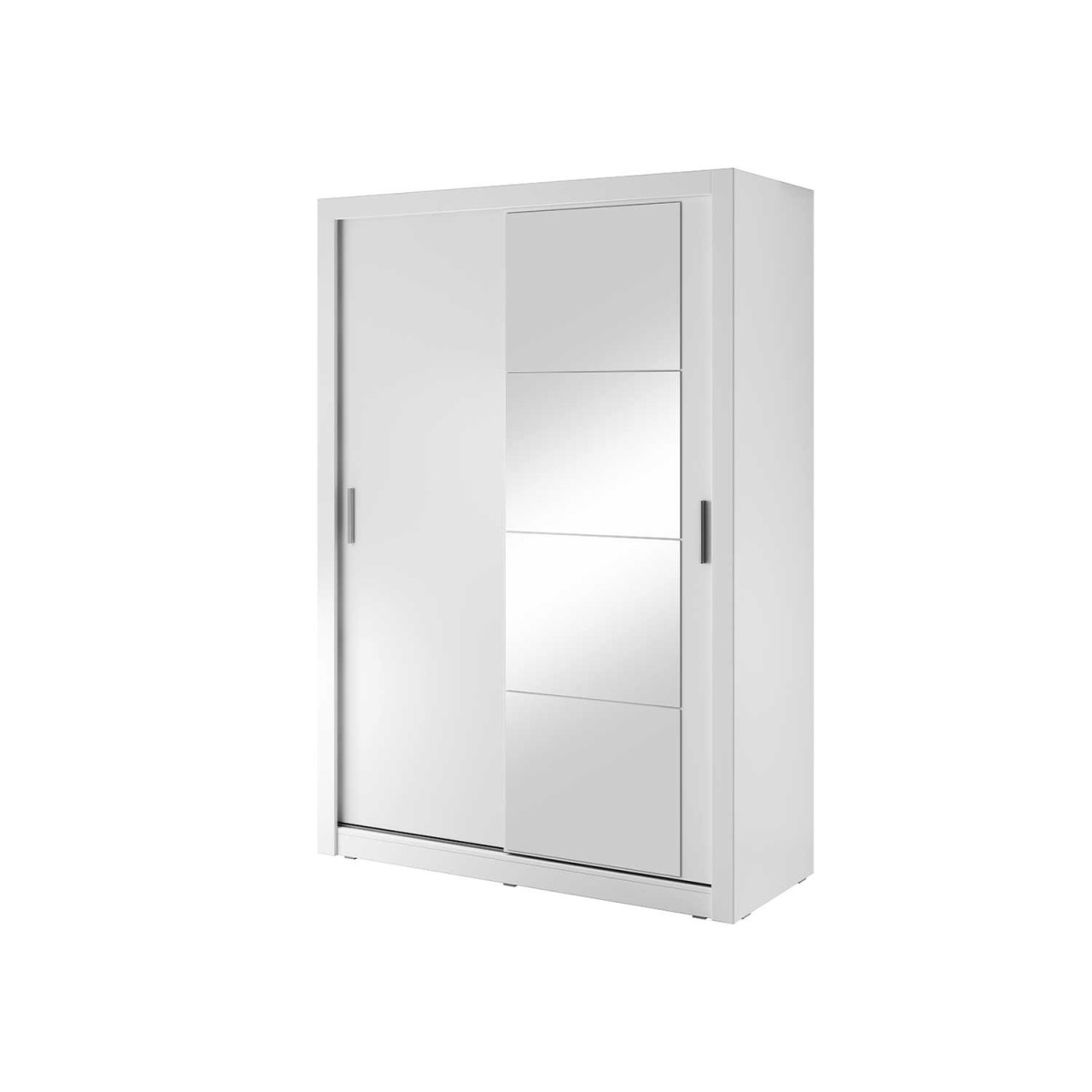 Armoire blanche à portes coulissantes 150 cm