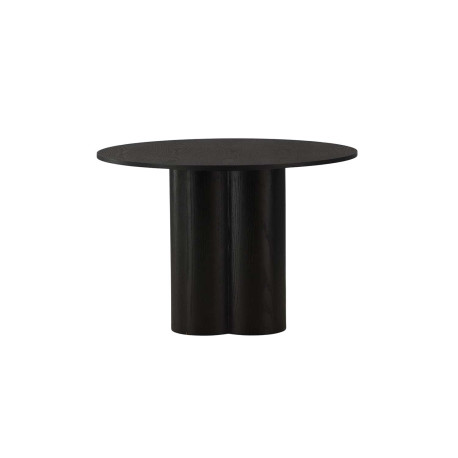 Table ronde bois 4 personnes 110 cm avec pied central