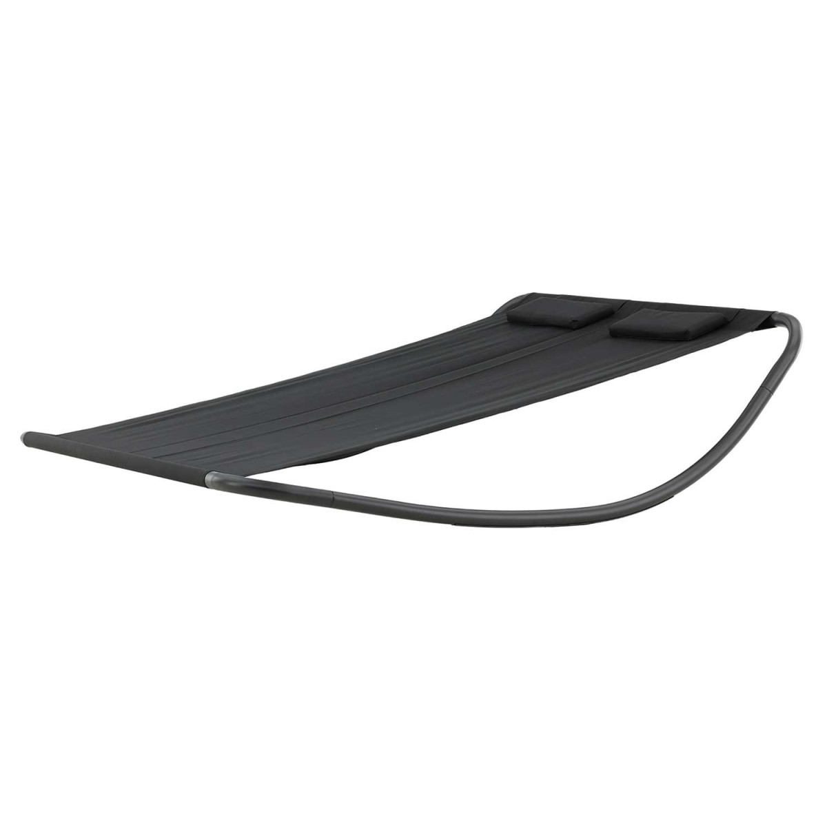 Lot De 4 Supports Réglables Pour Chaise Longue Jardin - Plastique Noir - 5 Positions - Crochet 5 Dents - Résistant Intempéries