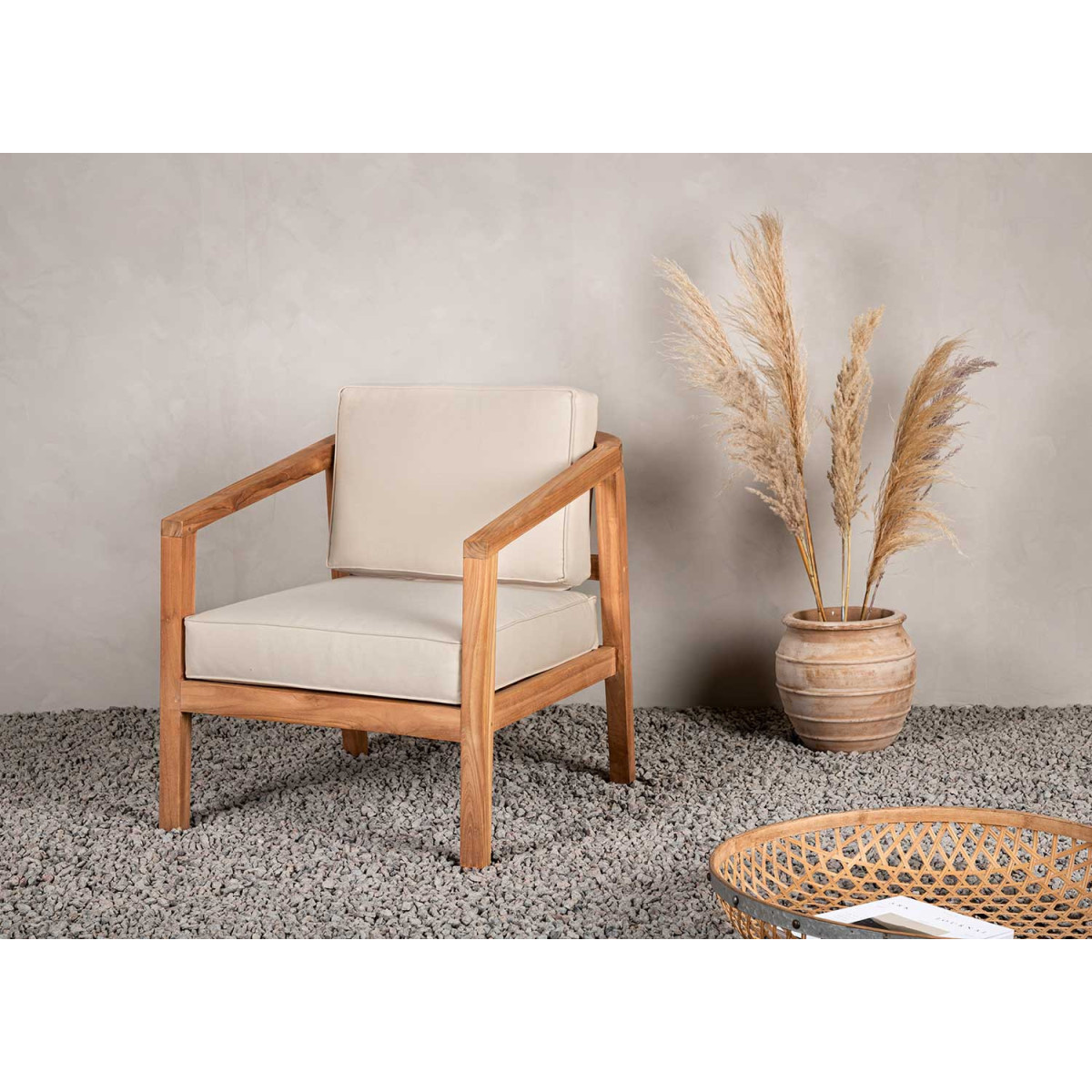 Fauteuil de jardin en teck