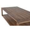 Table basse de salon de jardin en bois d'acacia