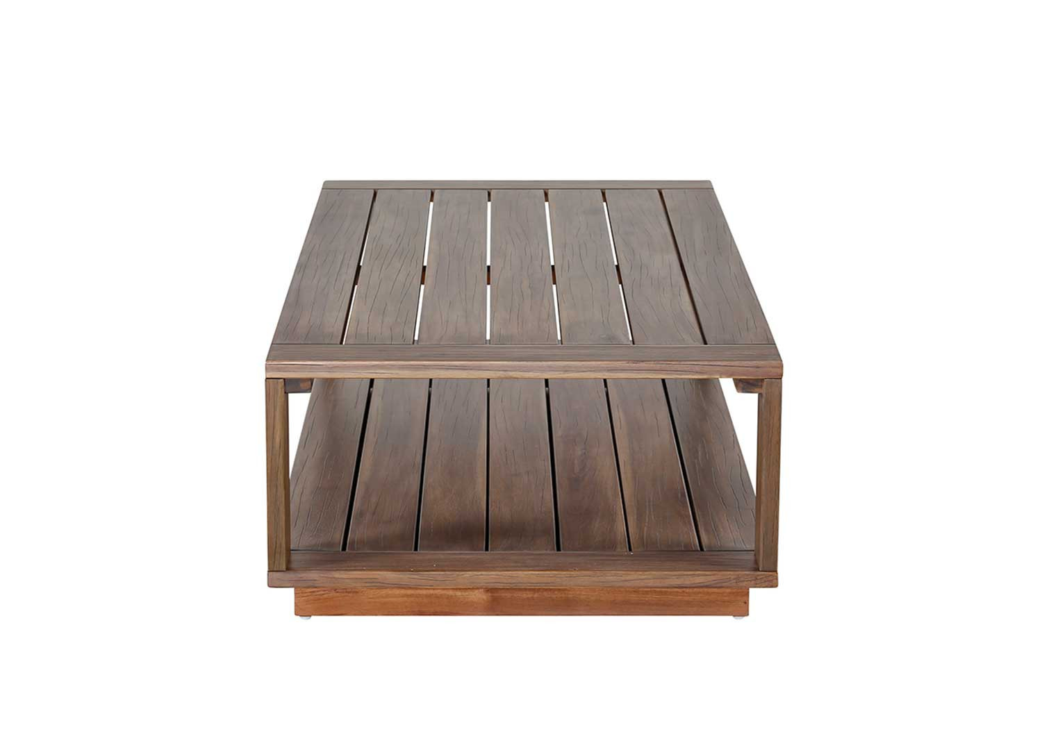 Table basse de salon de jardin en bois d'acacia - Cbc-Meubles