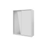 Armoire 2 portes coulissantes blanche 180 cm