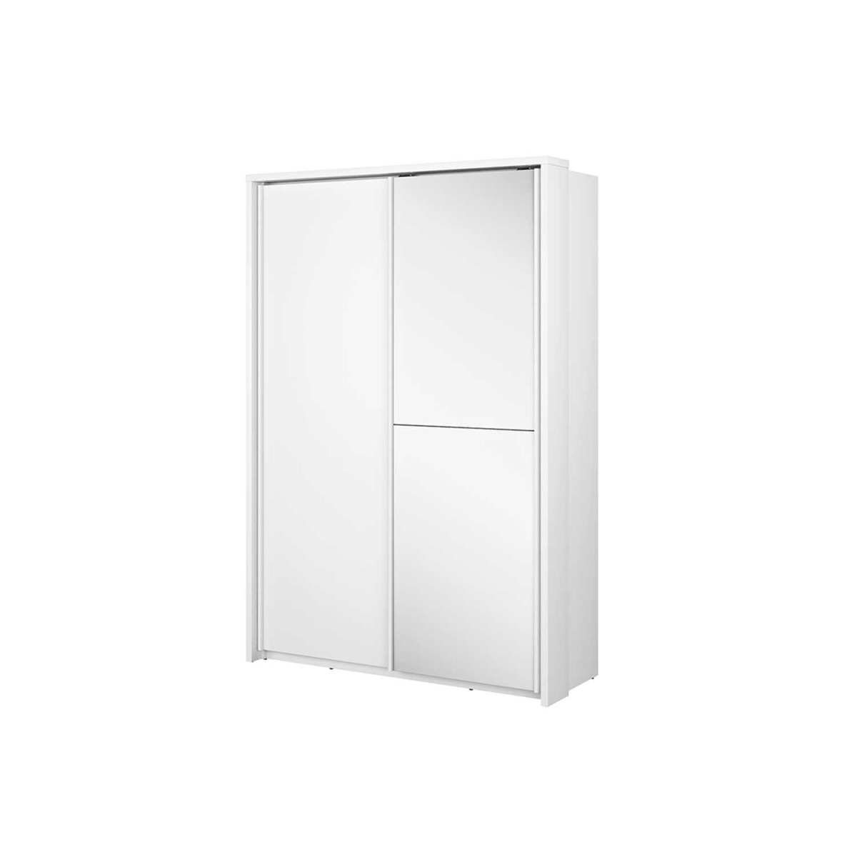 Armoire à portes coulissantes blanche