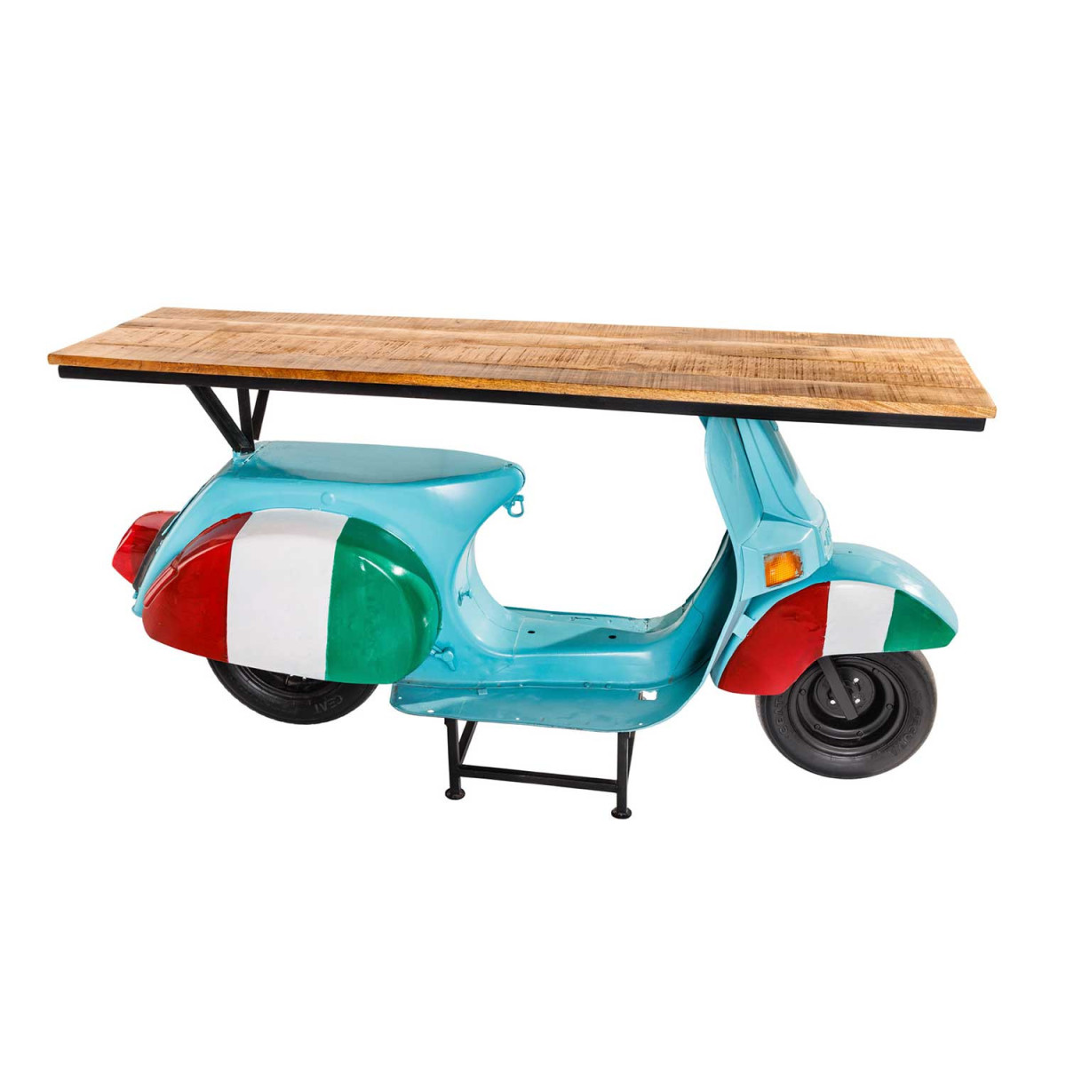 Meuble bar scooter multicolore