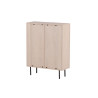 Commode 2 portes bois contemporain