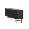 Buffet 3 portes noir bois contemporain