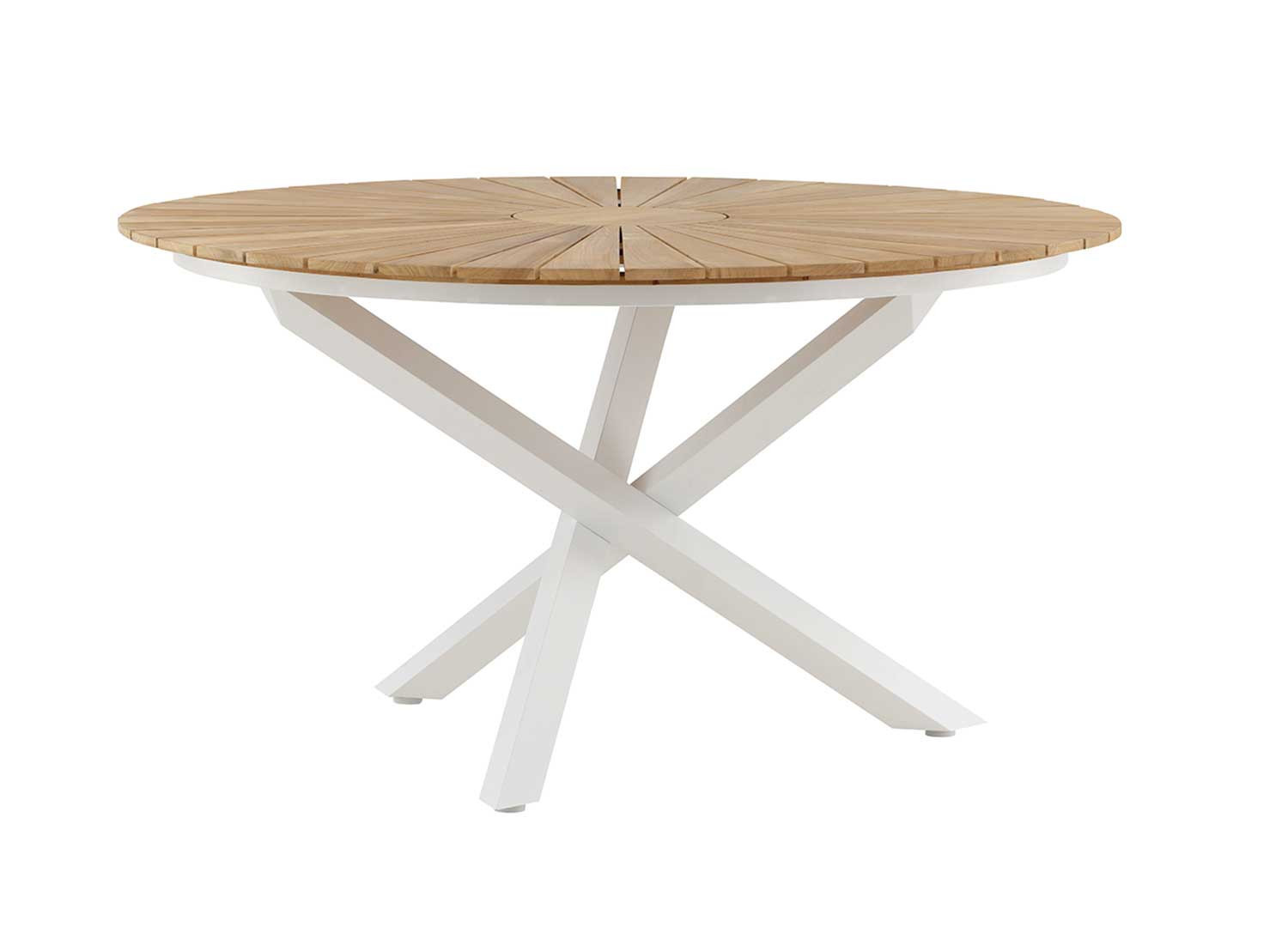 Table jardin teck ronde 180cm design et originale