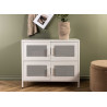 Commode en acier blanc 4 portes