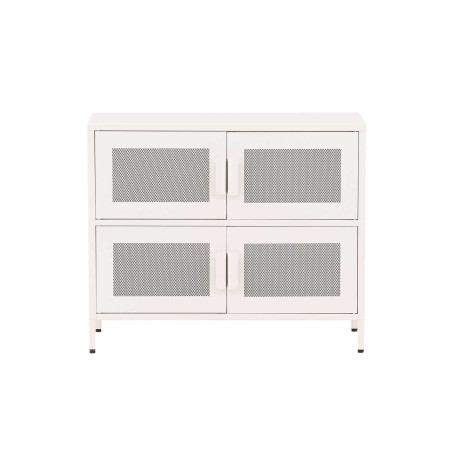 Commode en acier blanc 4 portes