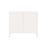 Commode en acier blanc 4 portes