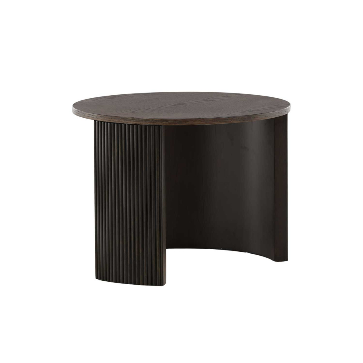 Table d'appoint ronde moka 60 cm