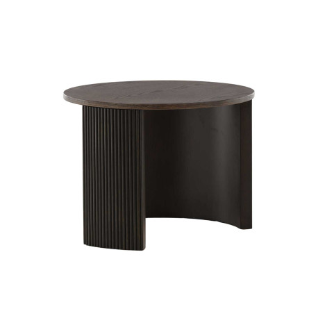 Table d'appoint ronde moka 60 cm