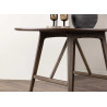 Table ronde marron foncé 100 cm