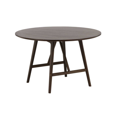 Table ronde marron foncé 100 cm