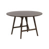 Table ronde marron foncé 100 cm