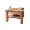 Table basse carrée en bois 70 cm