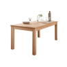 Table à manger rectangulaire en bois de hêtre