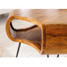 Table basse moderne originale en bois de sesham