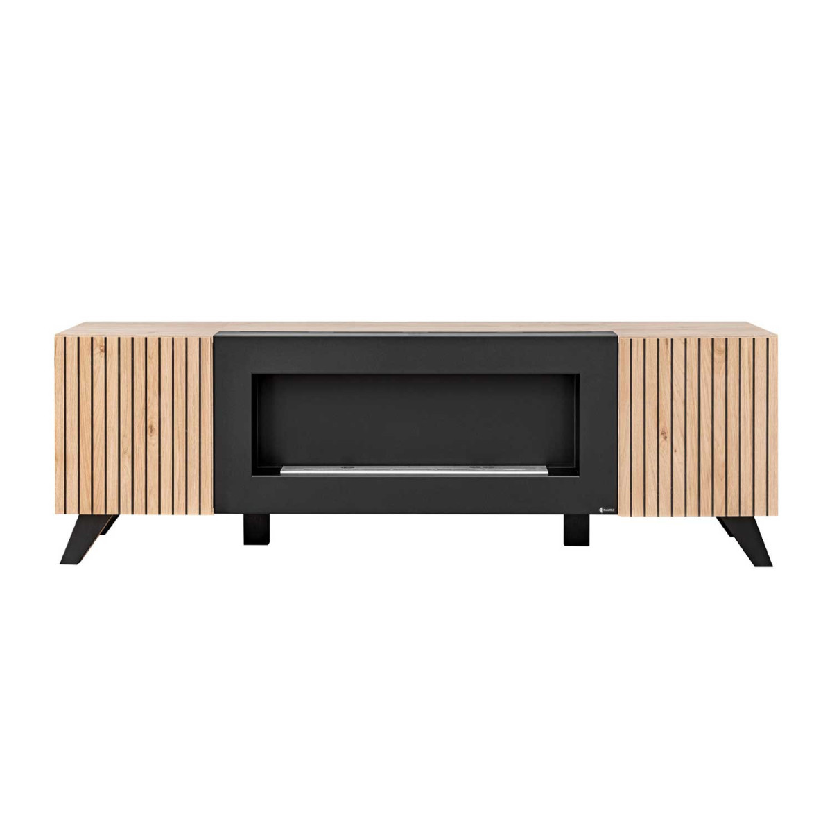Meuble tv bio éthanol 160 cm