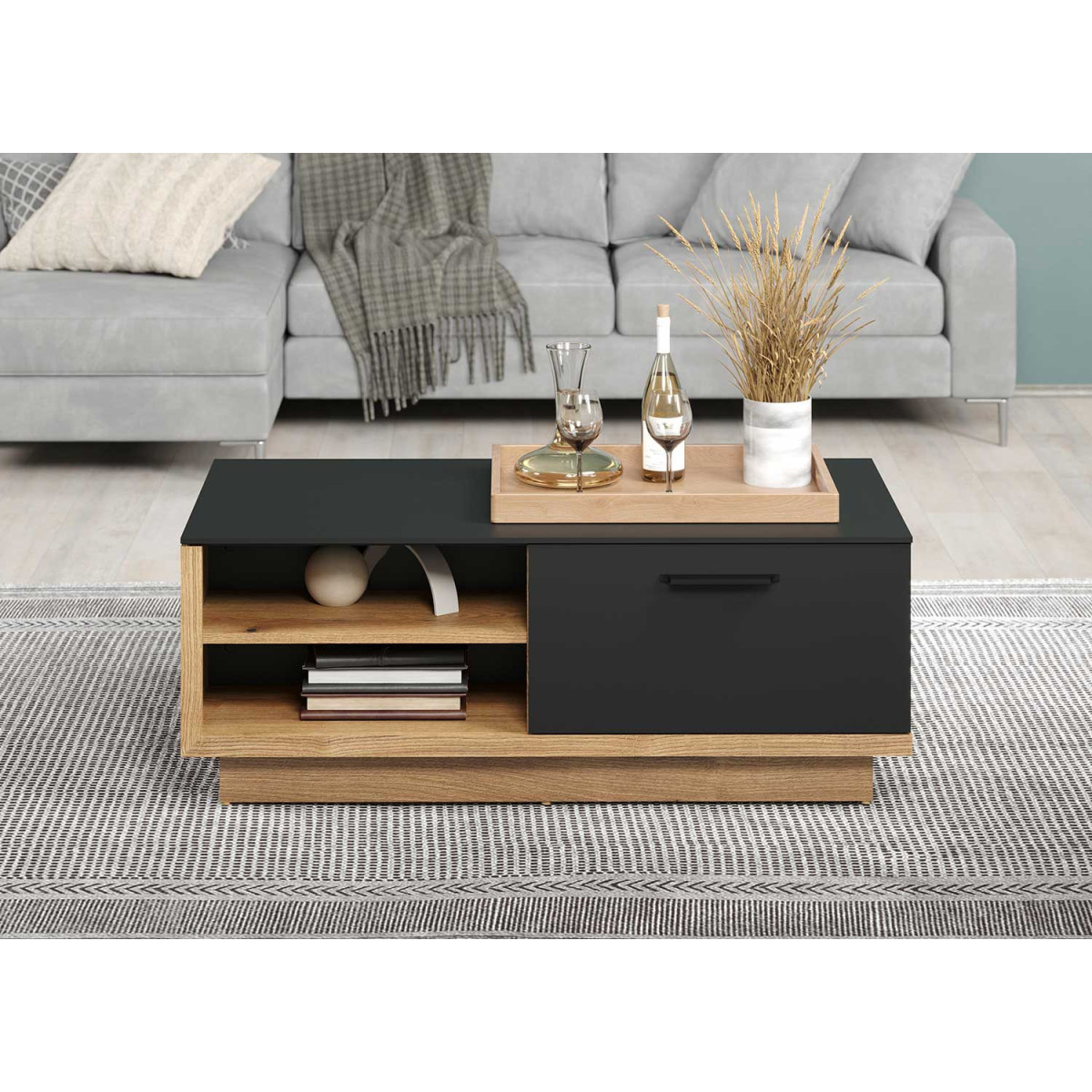 Table basse rectangulaire 110 cm