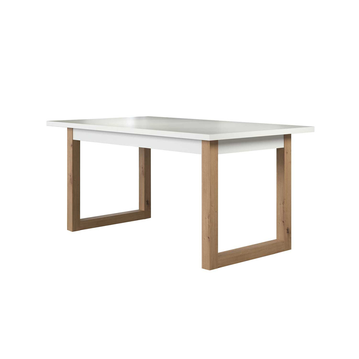 Table à manger rectangulaire à rallonge 8 personnes