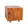 Table de chevet 1 porte bois massif