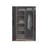 Séparateur intérieur armoire gris textile