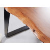 Table basse rectangulaire bois massif 115 cm