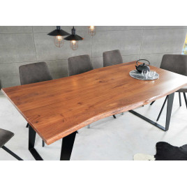 Table à manger rectangulaire 175 cm bois massif