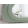 Grand miroir vague vert sauge 160 cm