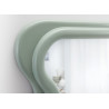 Grand miroir vague vert sauge 160 cm