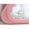 Grand miroir vague rose 160 cm