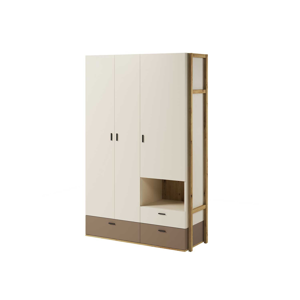 Armoire chambre enfant avec rangement 135 cm