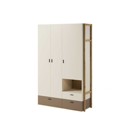 Armoire chambre enfant avec rangement 135 cm