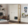 Armoire chambre enfant avec rangement 135 cm