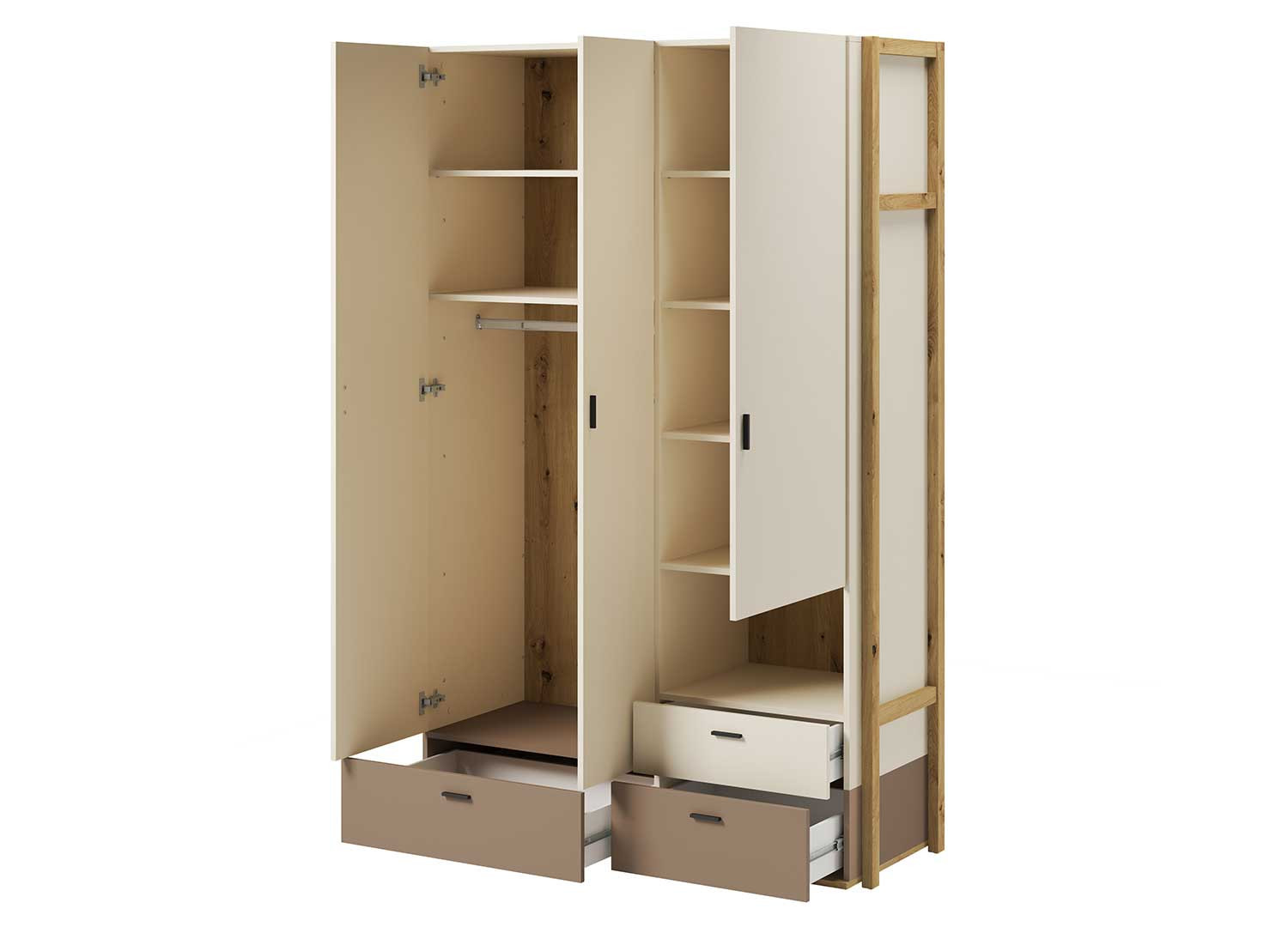 Armoire enfant en teck 210 cm - Meubles de rangement de chambre