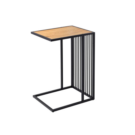 Table d'appoint carrée 60 cm industrielle