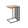 Table d'appoint carrée 60 cm industrielle