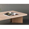 Table basse rectangulaire 140 cm chêne blanchi
