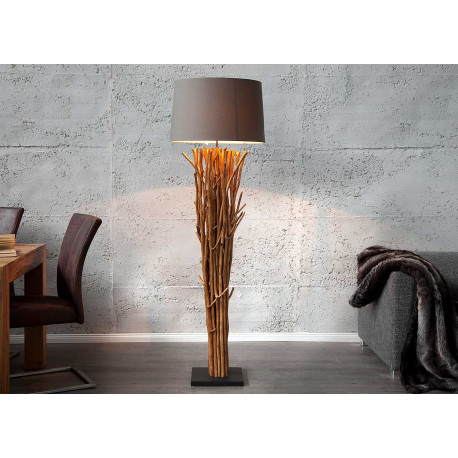 Lampe suspendue en bois flotté - Cbc-Meubles