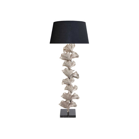 Lampadaire sur pied 122 cm feuille de ginkgo argentée