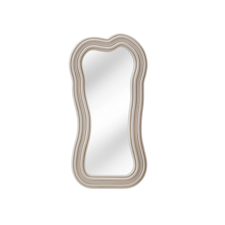 Miroir mural vague grège 100 cm